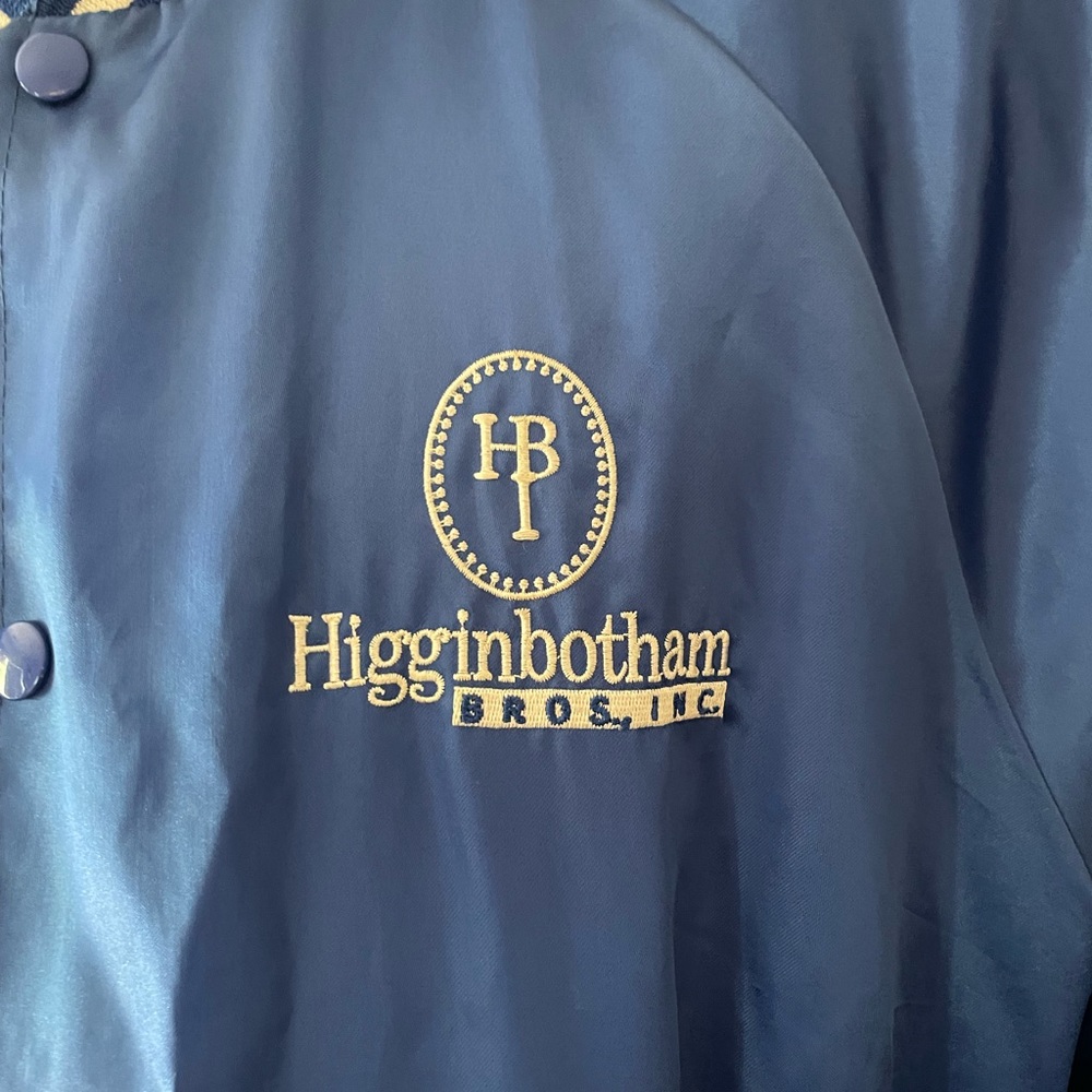 Blue bomber jacket